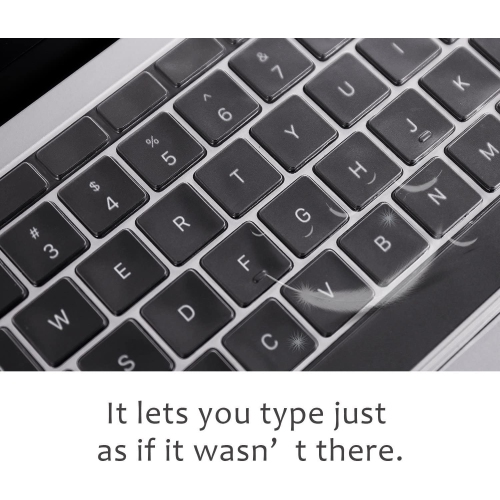 Premium Ultra Thin MacBook Keyboard Cover for Apple MacBook Pro 13 inch Model A1708 Without Touch Bar Only(with Function Keys, 2019-2016 Release), TPU