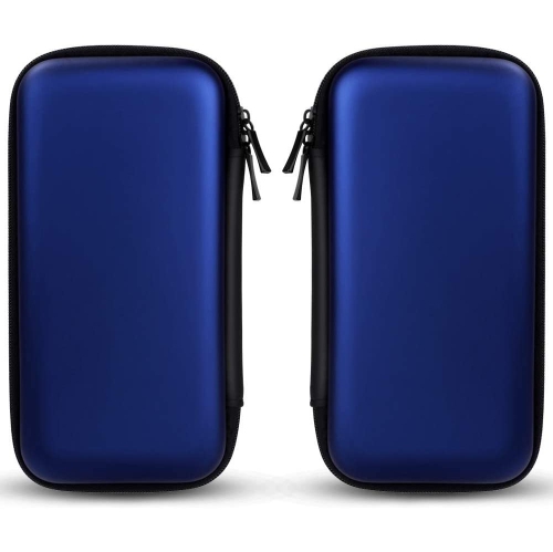 Universal Pouch Travel Power Bank Carrying Case Hard Shockproof Protective EVA Cover Battery Pack USB Cable Organizer Earbuds Sleeve Electronics Bag