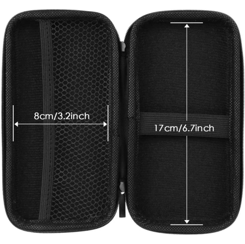 Universal Pouch Travel Power Bank Carrying Case Hard Shockproof Protective EVA Cover Battery Pack USB Cable Organizer Earbuds Sleeve Electronics Bag