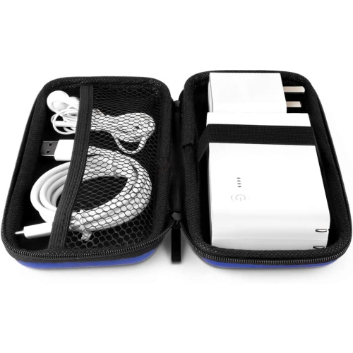 Universal Pouch Travel Power Bank Carrying Case Hard Shockproof Protective EVA Cover Battery Pack USB Cable Organizer Earbuds Sleeve Electronics Bag