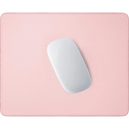 Mouse Pad, Premium-Textured Square Mousepad 10.2 x 8.3 Inch, Stitched Edge Anti-Slip Waterproof Rubber Mouse Mat, Pretty Cute Mouse Pad for Office