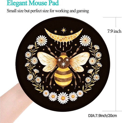 Mouse Pad, Premium-Textured Mouse Mat, Gaming Mouse Pad, Anti-Skid Rubber Base Mousepad with Delicate Stitched Edge for Laptop, Computer & PC,