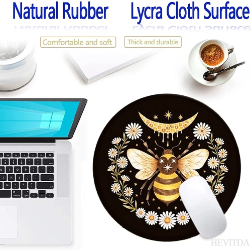 Mouse Pad, Premium-Textured Mouse Mat, Gaming Mouse Pad, Anti-Skid Rubber Base Mousepad with Delicate Stitched Edge for Laptop, Computer & PC,