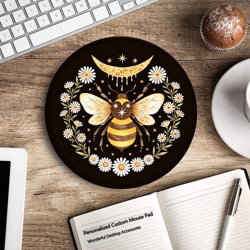 Mouse Pad, Premium-Textured Mouse Mat, Gaming Mouse Pad, Anti-Skid Rubber Base Mousepad with Delicate Stitched Edge for Laptop, Computer & PC,