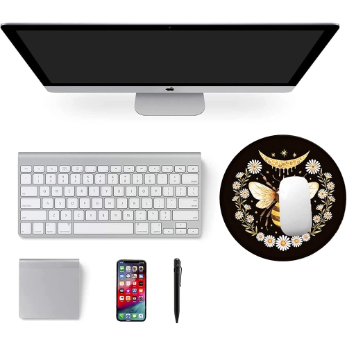 Mouse Pad, Premium-Textured Mouse Mat, Gaming Mouse Pad, Anti-Skid Rubber Base Mousepad with Delicate Stitched Edge for Laptop, Computer & PC,