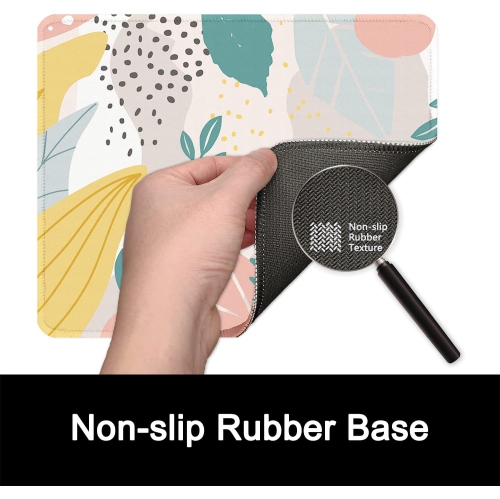 Mouse Pad with Non-Slip Rubber Base, Stitched Edge, Premium-Textured, Waterproof Gaming Mouse Pad for Wireless Mouse, Computers, Laptop, Office,