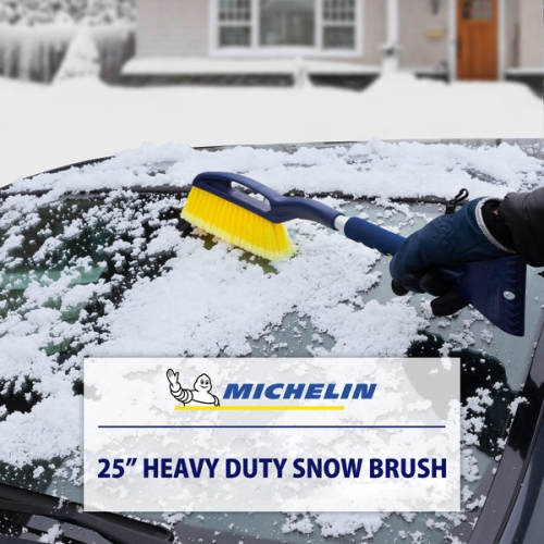 Michelin – brosse à neige robuste de 25 po avec grattoir à glace