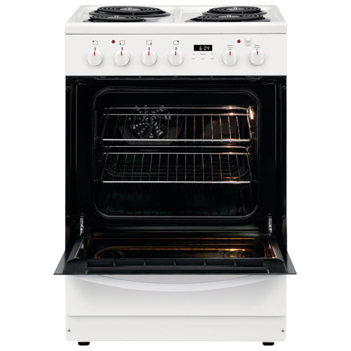 Frigidaire 24" 1.9 Cu. Ft. 4-Element Freestanding Electric Range (FCFC241CAW) - White