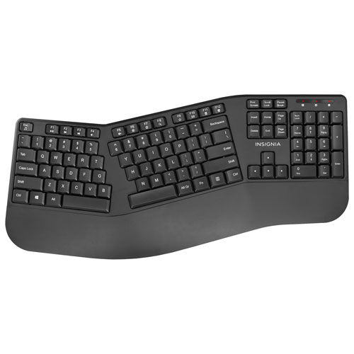 Clavier ergonomique sans fil d'Insignia - Exclusivité Best Buy