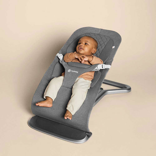 Siège sauteur 3-en-1 Evolve d'Ergobaby - Gris anthracite