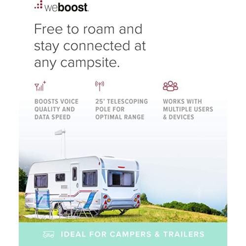 WeBoost 650159 Destination RV Cellular Phone Signal Booster
