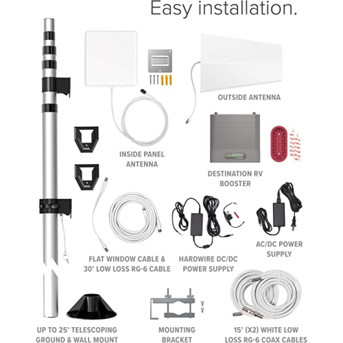 WeBoost 650159 Destination RV Cellular Phone Signal Booster