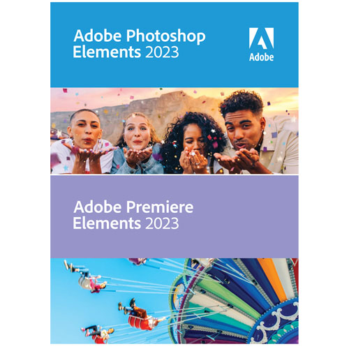 Adobe Photoshop 2023 & Premiere Elements 2023 (PC/Mac) - 1 User