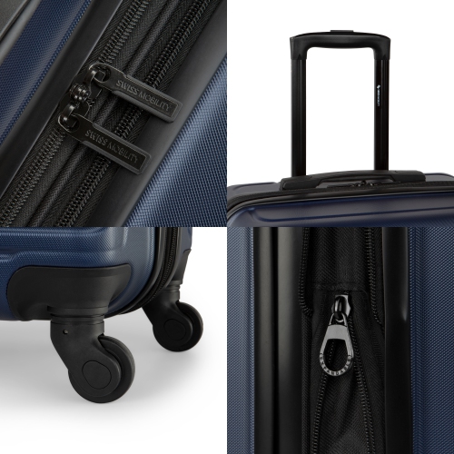 Swiss Mobility - Ensemble de 3 valises rigides SFO