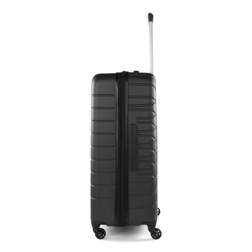 Grande valise rigide avec extension Mecca de Bugatti - Noir