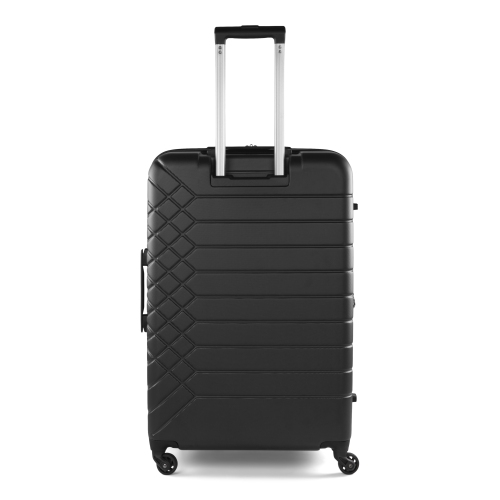 Grande valise rigide avec extension Mecca de Bugatti - Noir