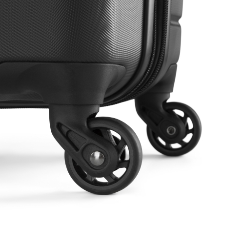 Grande valise rigide avec extension Mecca de Bugatti - Noir