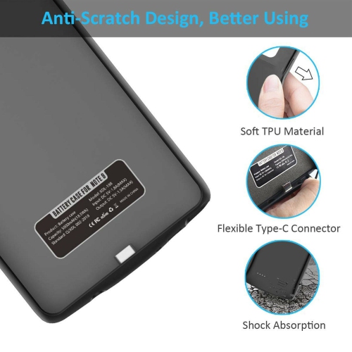 Rechargeable 5000mAh Extended Battery Portable Charging Case Cover For Samsung