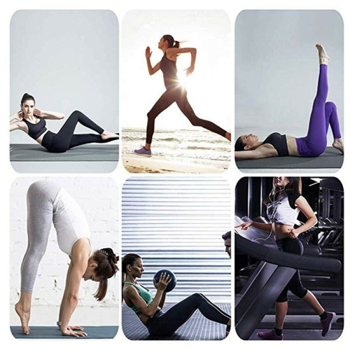 Pantalon de sport de compression respirant à haute taille avec poches latérales pour femmes