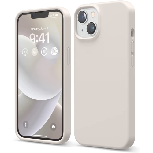 elago Compatible with iPhone 14 Case, Liquid Silicone Case, Full Body Protective Cover, Shockproof, Slim Phone Case, Anti-Scratch Soft Microfiber