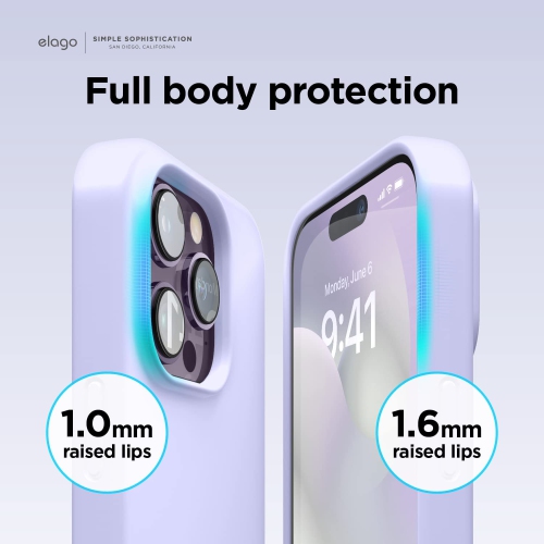 elago Compatible with iPhone 14 Pro Max Case, Liquid Silicone Case, Full Body Protective Cover, Shockproof, Slim Phone Case, Anti-Scratch Soft