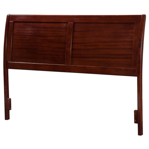 Leo & Lacey Queen Sleigh Headboard in Walnut