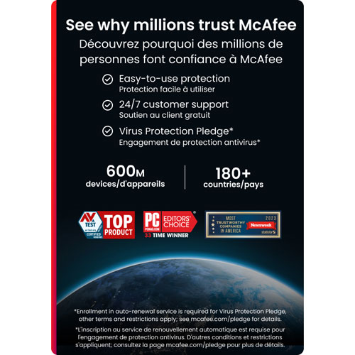 McAfee+ Premium Individual (Windows/Mac/Android/iOS) - Unlimited Devices - 1 Year - Digital Download