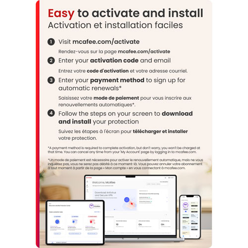 McAfee+ Premium Individuel - Appareils illimités - 1 an - Téléchargement numérique