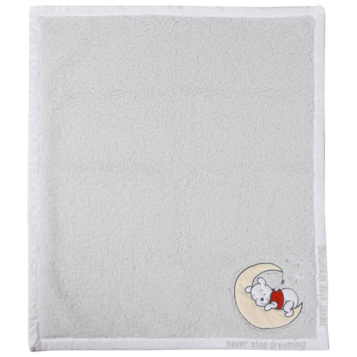 Disney Winnie the Pooh 'My First Blankie' Throw Blanket - Grey