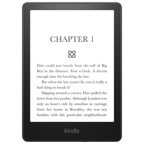 Amazon Kindle Paperwhite 16GB 6.8" Digital eBook Reader with Touchscreen - Black