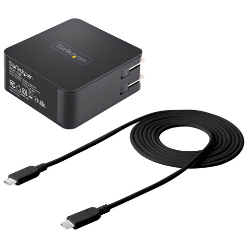 Chargeur mural USB-C de 60 W de StarTech - Noir