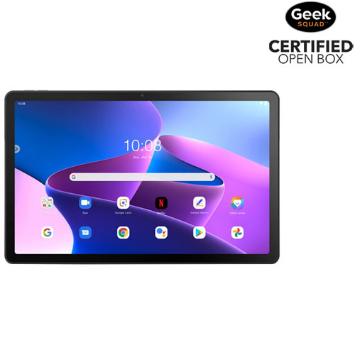 Boîte ouverte - Tablette Tab M10 Plus 10,6 po 32 Go Android 12 S de Lenovo à processeur 8 coeurs MediaTek G80 - Gris