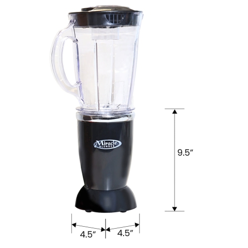 Total Chef Miracle Blender, 12 pc Bullet Blender Set with Heavy Duty Quad Blade, 1L Carafe, Travel Cups and Lids, Dishwasher-Safe Accessories, for