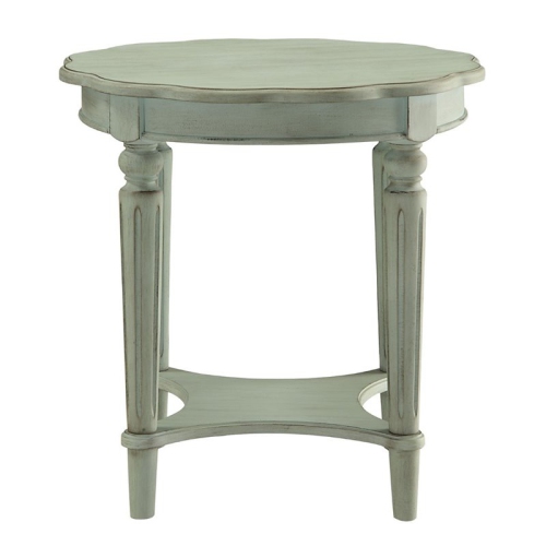 Bowery Hill End Table in Antique Green