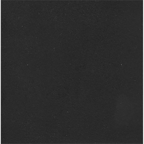 HomePop 18.5" Square Modern Metal and Faux Fur Stool in Gray