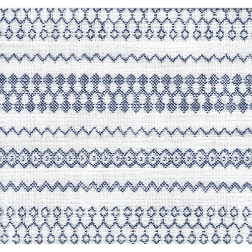 HomePop Square Transitional Wood and Fabric Ottoman with Lift Off Lid in Blue