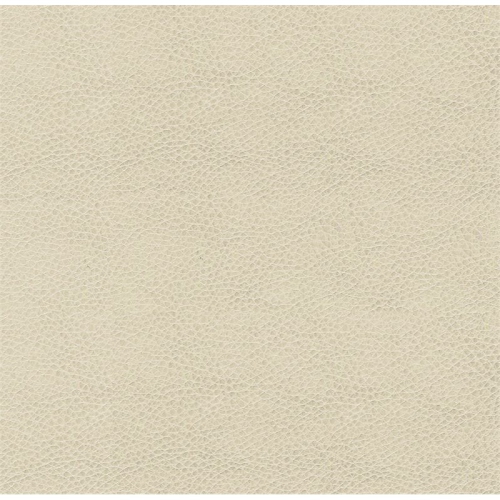 HomePop Transitional Faux Leather Large Storage Ottoman in Cream