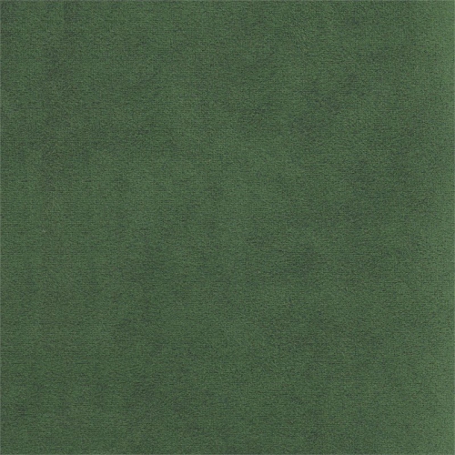 HomePop Round Transitional Wood and Velvet Storage Ottoman in Green