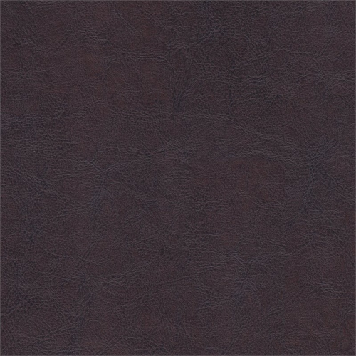 HomePop Round Traditional Wood and Faux Leather Large Storage Ottoman in Brown