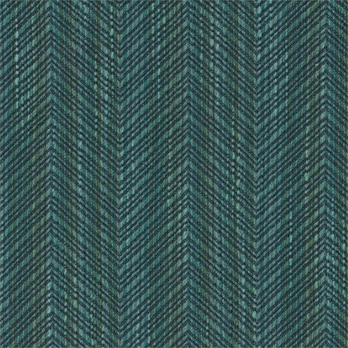 HomePop Transitional Fabric Storage Ottoman in Blue and Driftwood