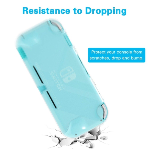 Nintendo Switch Lite Accessories-TPU Case Cover&Tempered Glass Screen Protectors