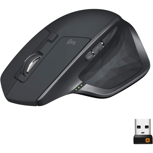 Image 1 de 5.. Souris sans fil Logitech MX Master 2S, graphite - boîte ouverte