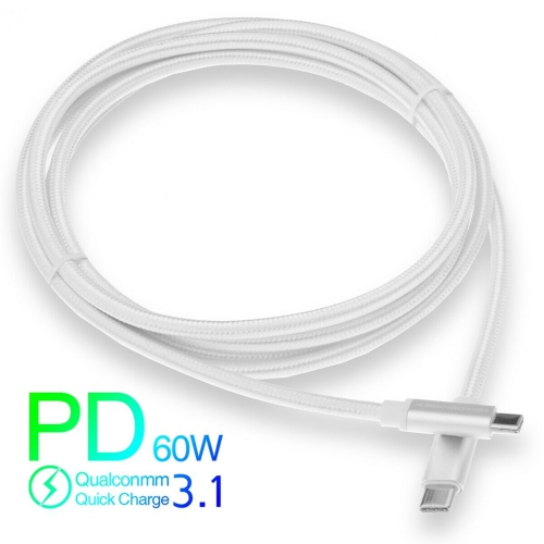 YELLOW-PRICE  USB C to USB C 60W Charging & Sync Cable for Galaxy S20+, Note10, Ipad Pro 2020