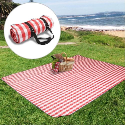Machine Washable Extra Large Picnic&Beach Blanket Handy Mat Plus Thick 3 Layers