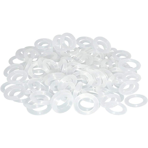 120Pcs Rubber O-Ring Switch Dampeners Keycap white For Cherry MX Key Switch Keyboards Dampers