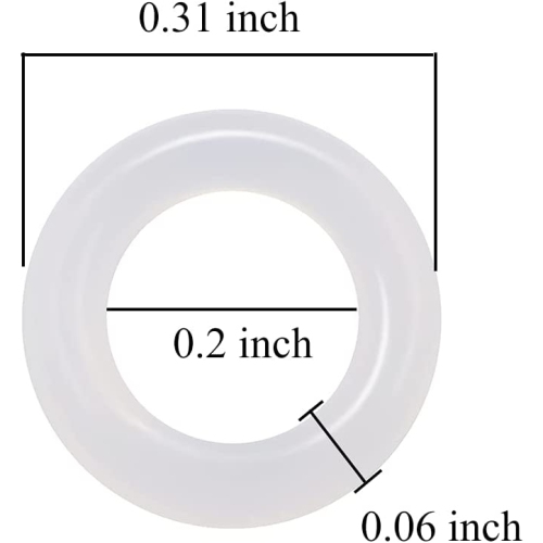 120Pcs Rubber O-Ring Switch Dampeners Keycap white For Cherry MX Key Switch Keyboards Dampers