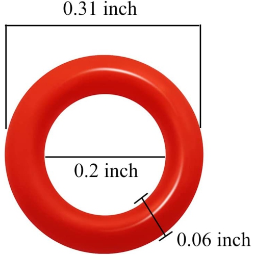120Pcs Rubber O-Ring Switch Dampeners Keycap red For Cherry MX Key Switch Keyboards Dampers