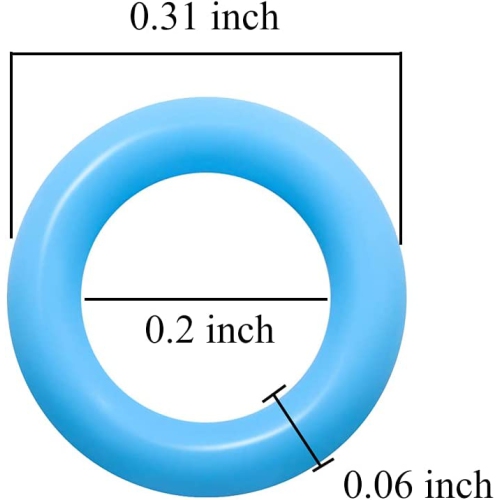 120Pcs Rubber O-Ring Switch Dampeners Keycap sky blue For Cherry MX Key Switch Keyboards Dampers