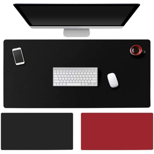 90x40CM Extended Gaming Mouse Pad Large Waterproof Dual-Side Use Desk Mat PU Leather Computer Mat for Office and Home