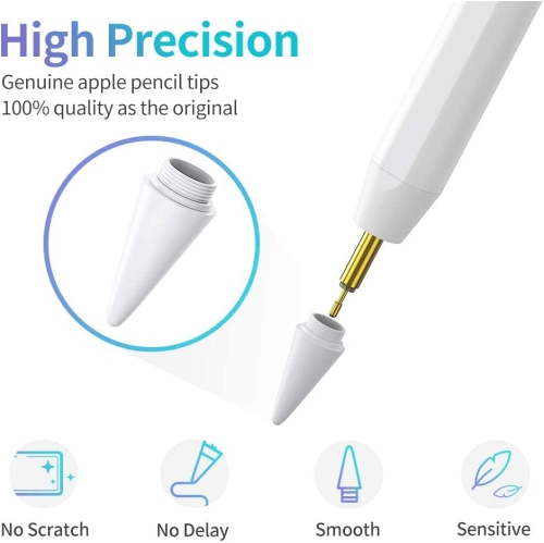 Stylus Pen for iPad with Palm Rejection, Active Pencil Compatible with iPad, iPad Pro 11/12.9, iPad 6/7/8/9,iPad Mini 5/6,iPad Air 3/4/5